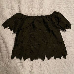 Off the shoulder shirt